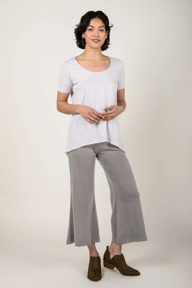 Essential Cropped Wide Leg Pant 4