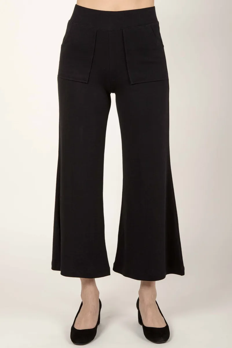 Essential Cropped Wide Leg Pant 5
