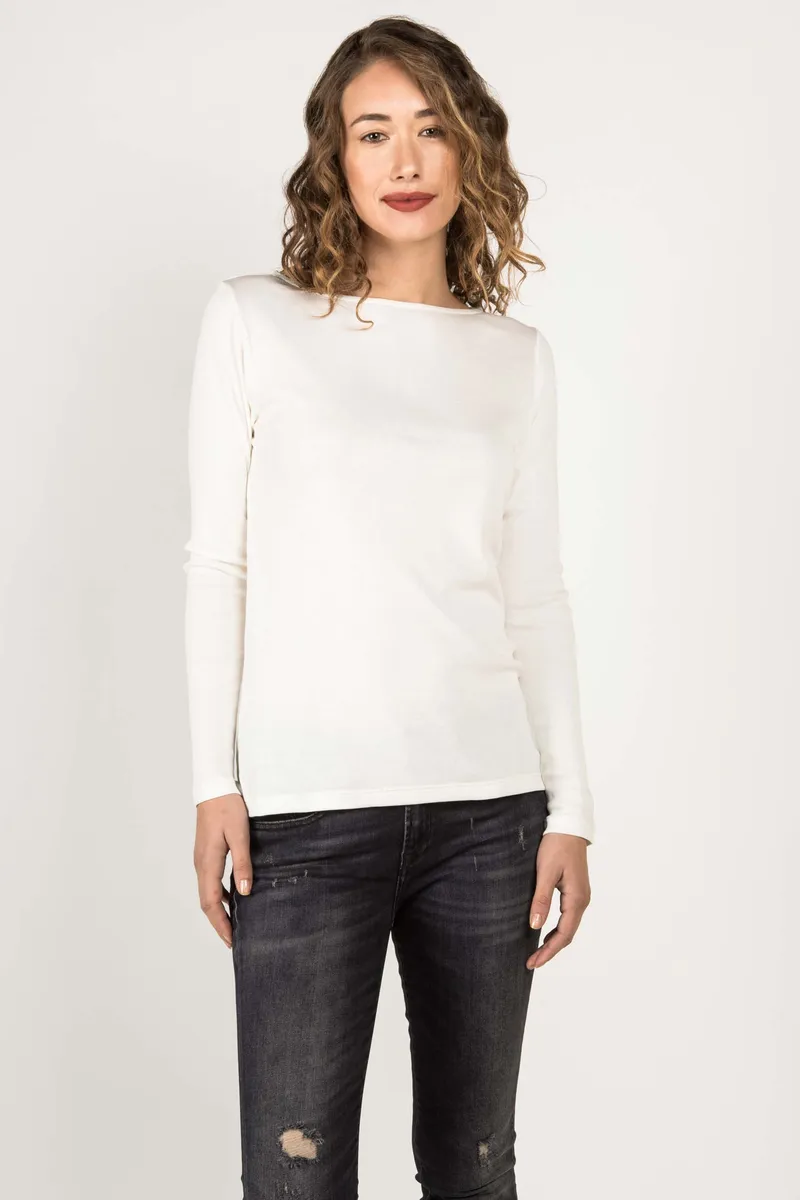 Essential Rib Boatneck Tee 5
