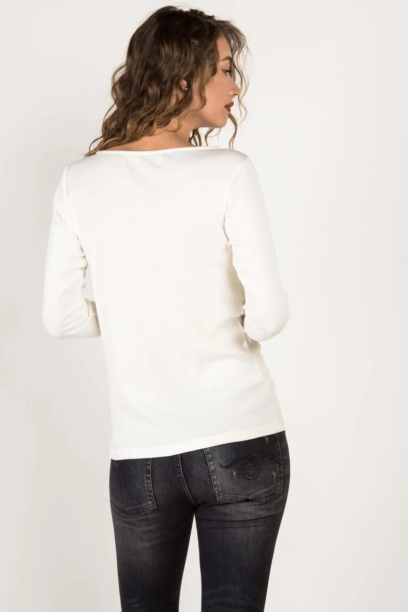 Essential Rib Boatneck Tee 6