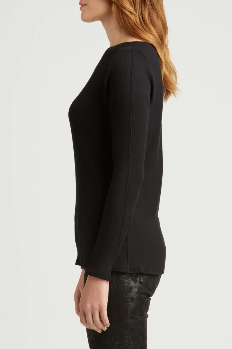 Essential Rib Boatneck Tee 9