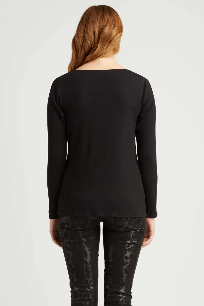 Essential Rib Boatneck Tee 10