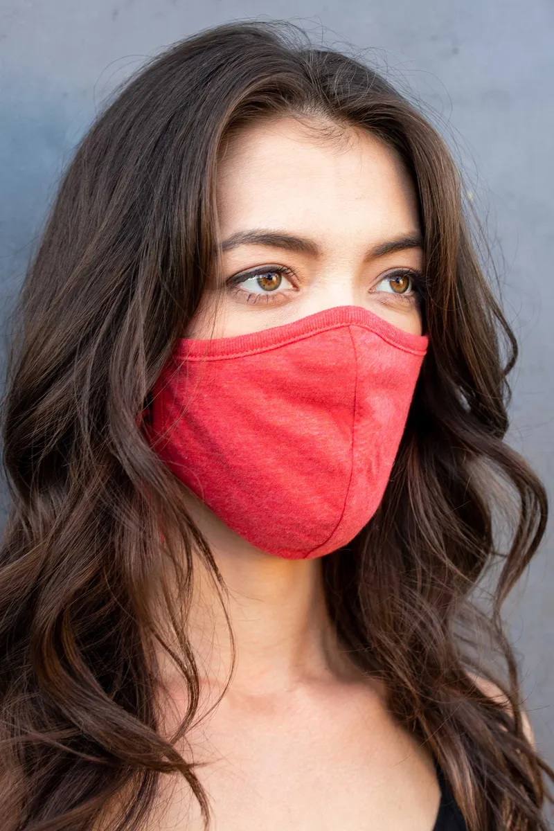 Organic Cotton Masks - 5 Pack, Tie-back 3