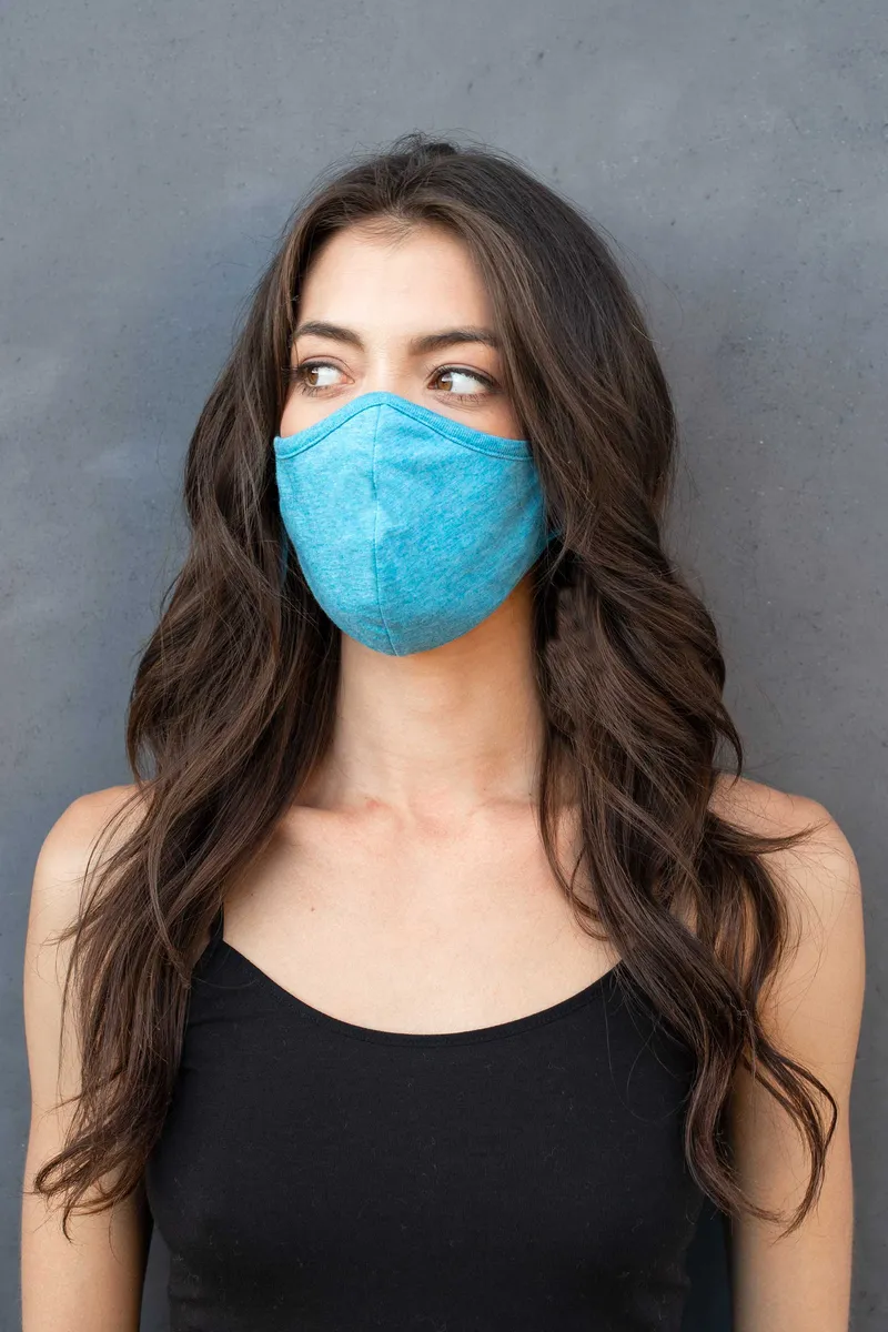 Organic Cotton Masks - 5 Pack, Tie-back 4