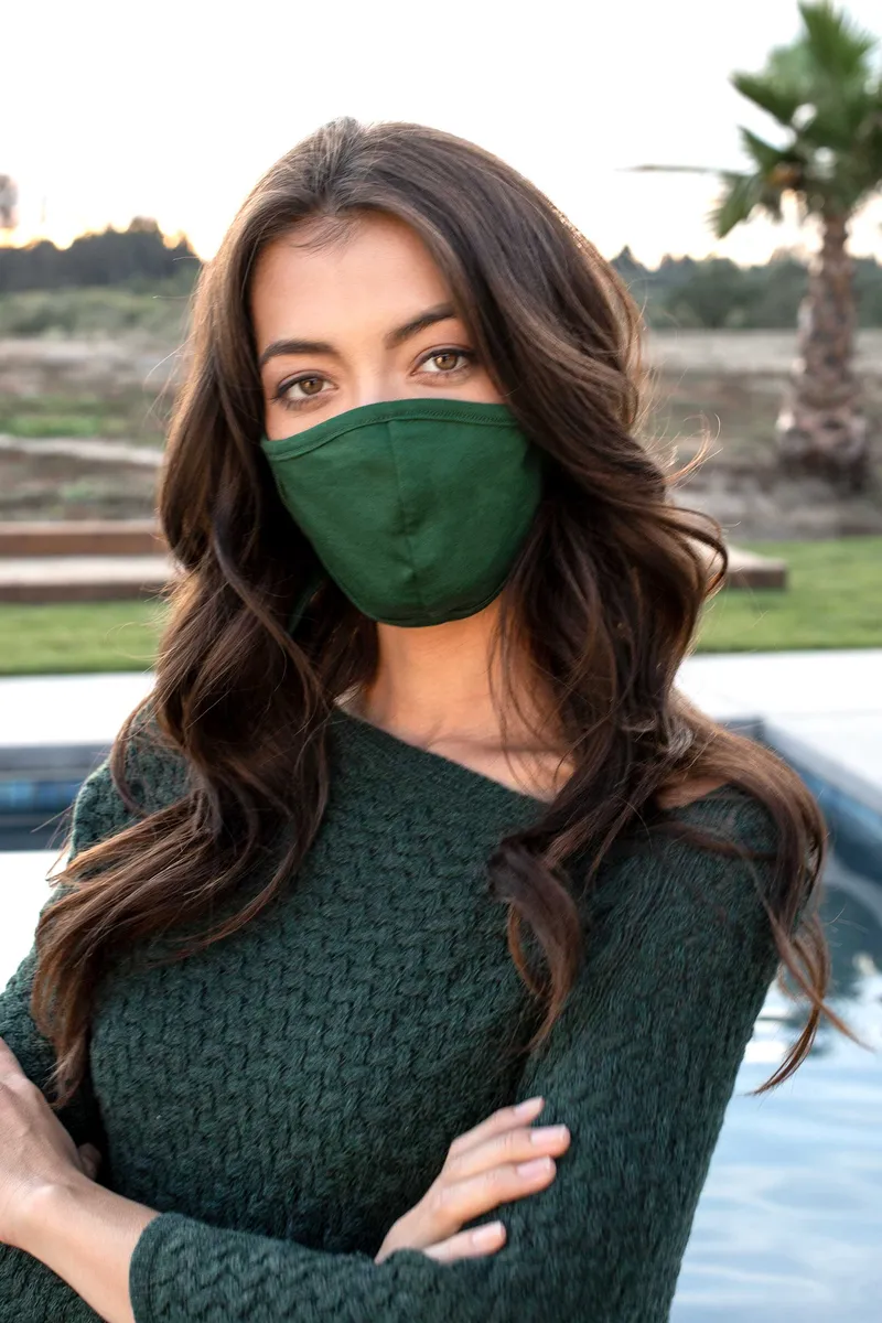 Organic Cotton Masks - 5 Pack, Tie-back 5
