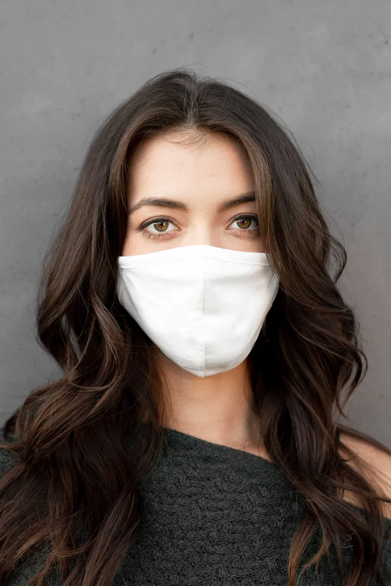 Organic Cotton Masks - 5 Pack, Tie-back 6