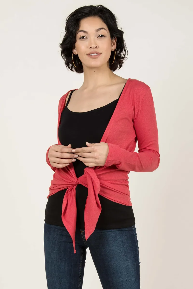 Tie Front Cardigan 5