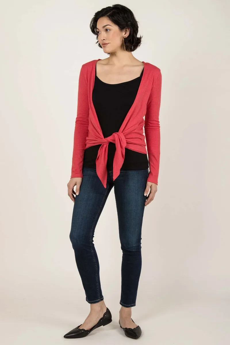 Tie Front Cardigan 6