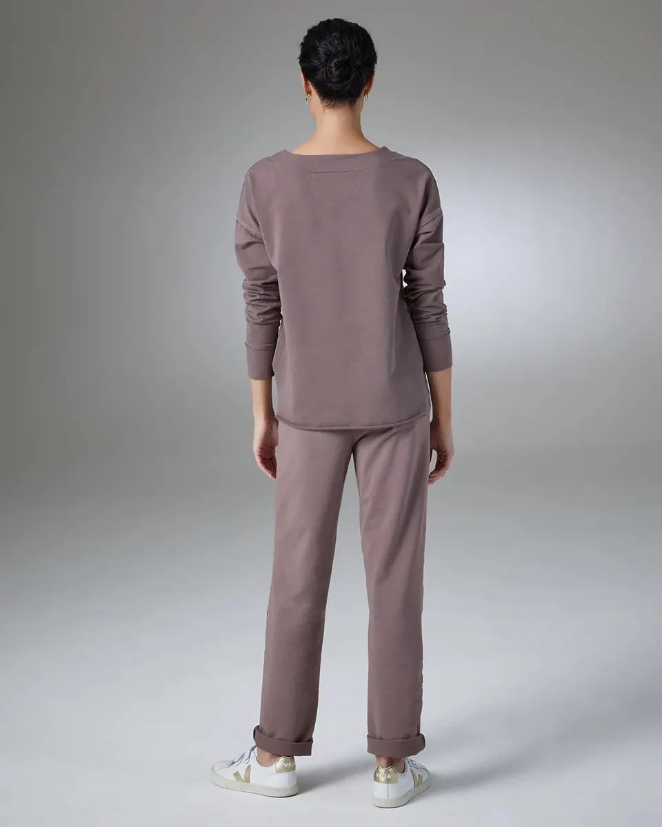 Yesand Shirt Tail Bottom Henley 2