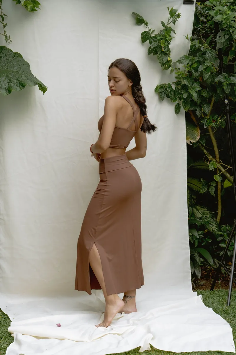 Agni Skirt Chocolate 2