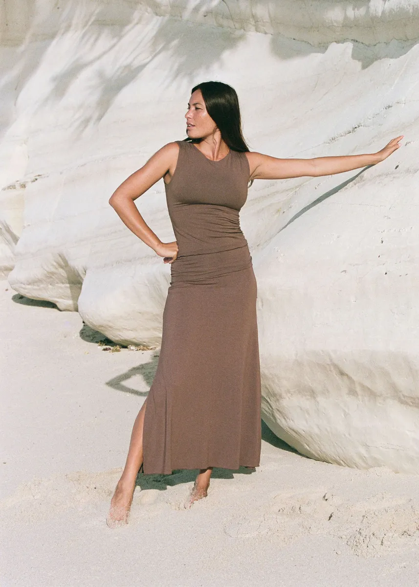 Agni Skirt Chocolate 3