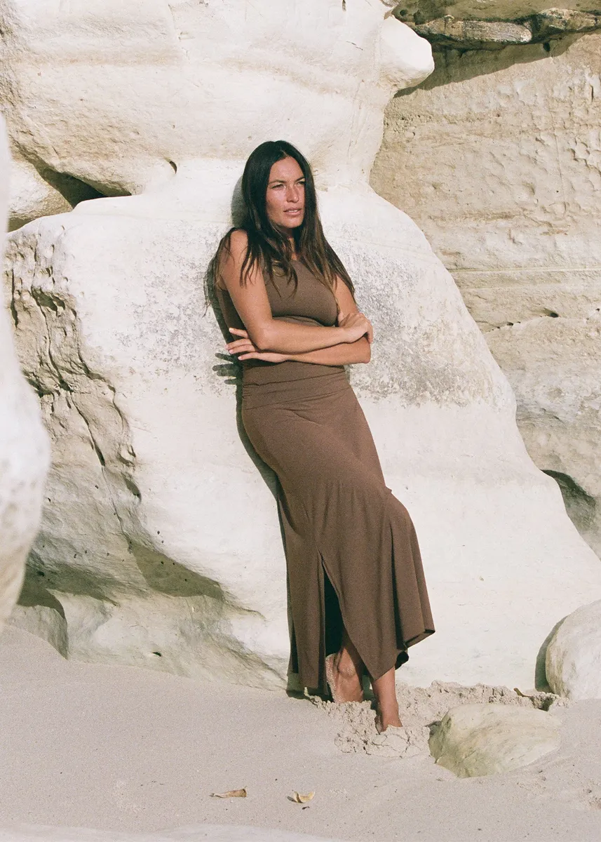 Agni Skirt Chocolate 4