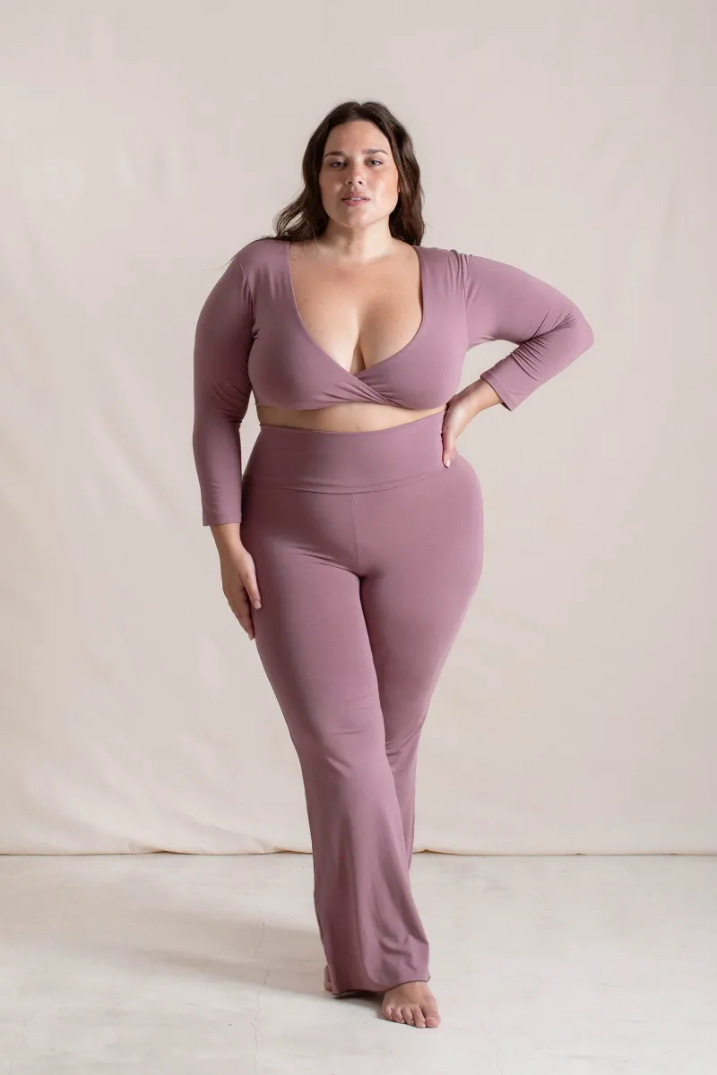 Agni Twist Crop Mauve 7