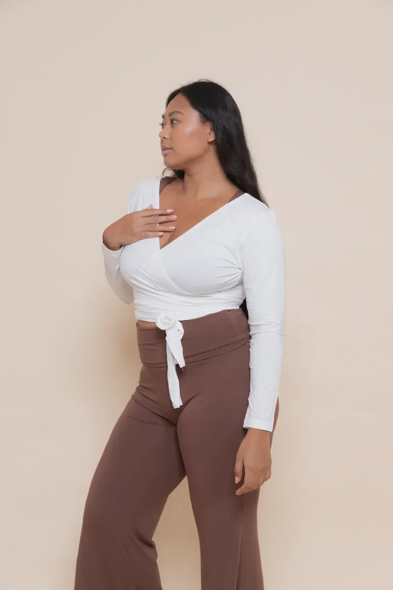 Agni Wrap Top Off White 8