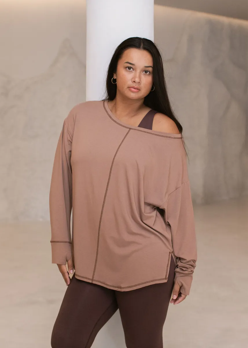 Alora Longsleeve Sandalwood 5