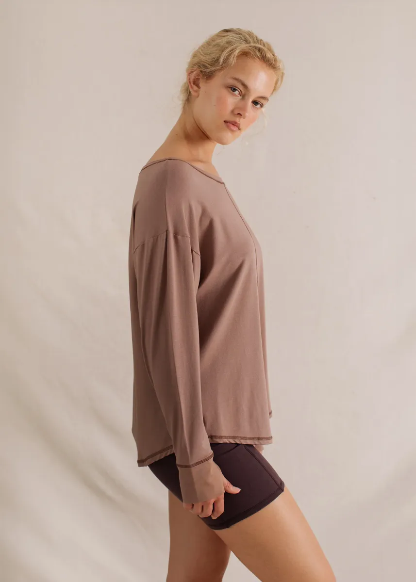 Alora Longsleeve Sandalwood 9