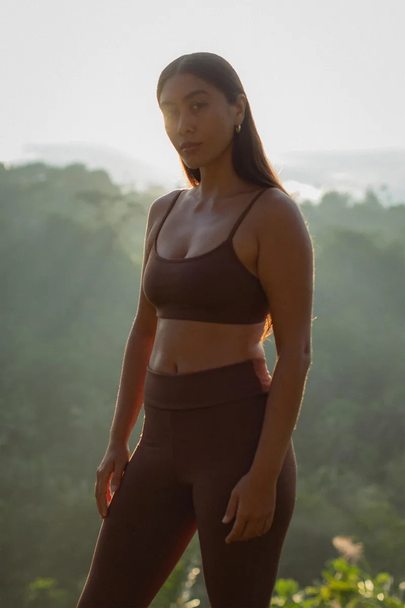 Bella Bamboo Crop Chocolate 2