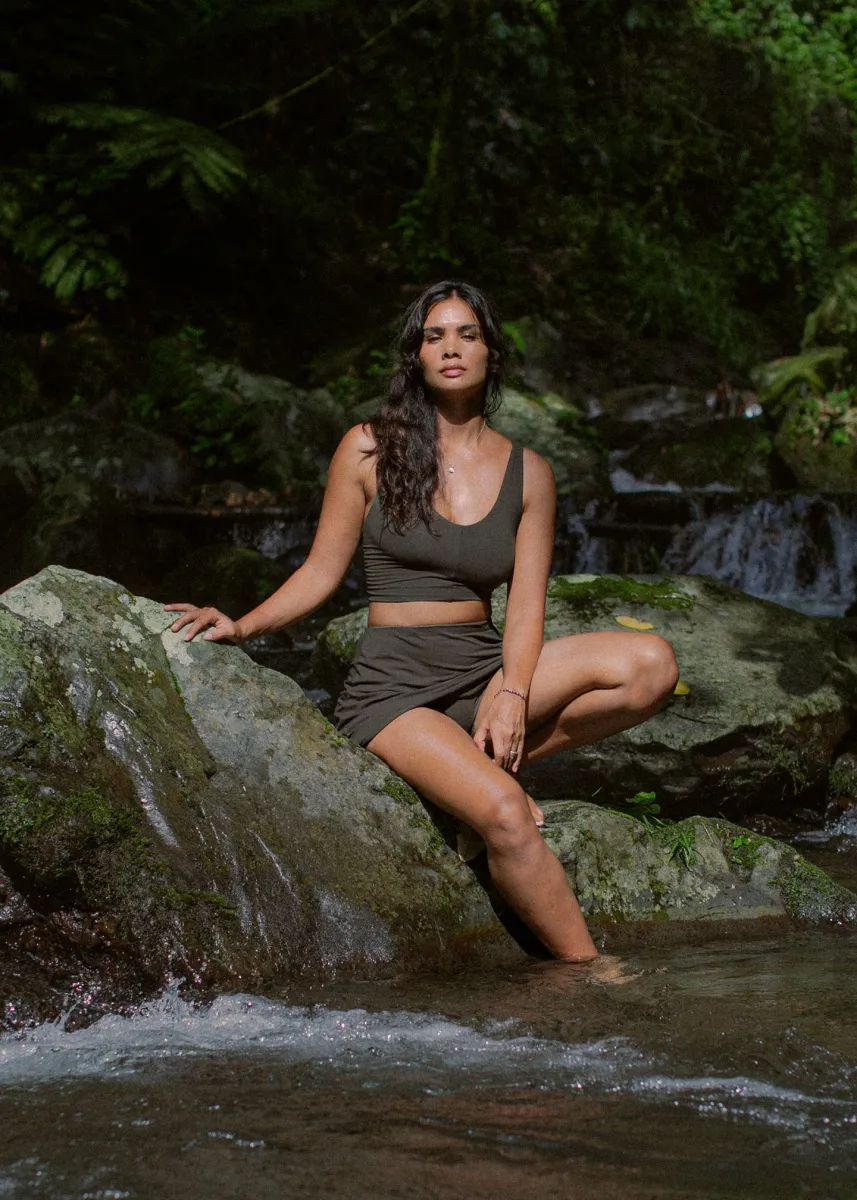 Earth Angel Skort Forest 6