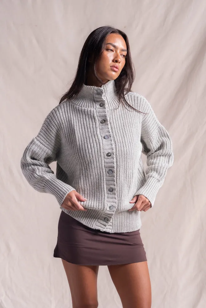 Elemental Cardi Silver