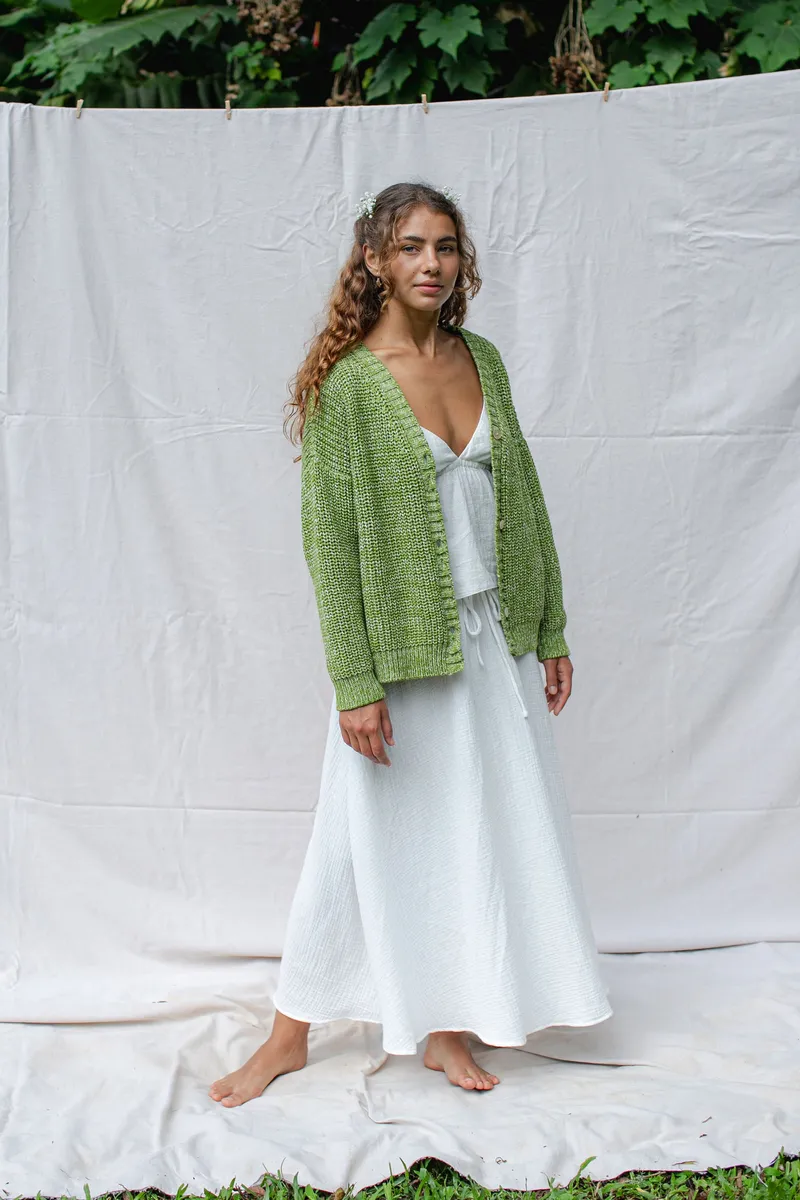 Helga Cardigan Kiwi 2