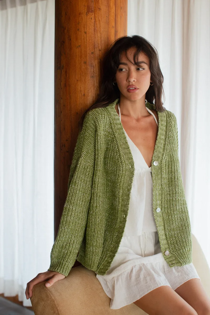 Helga Cardigan Kiwi 11