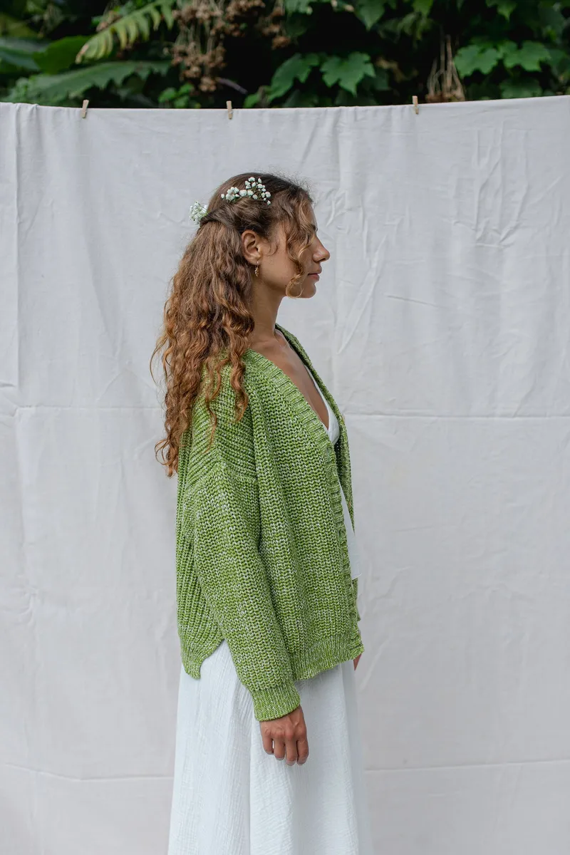 Helga Cardigan Kiwi 4