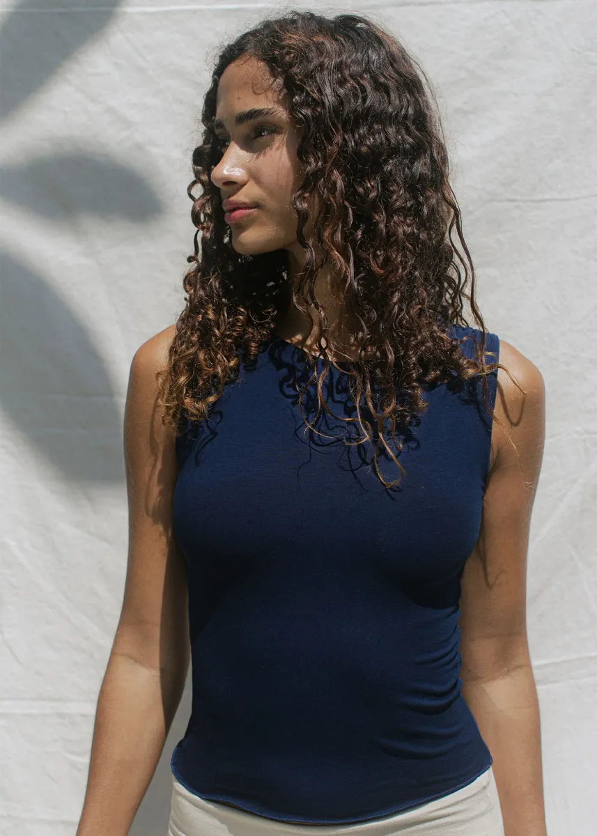 Layla Tank Navy 5
