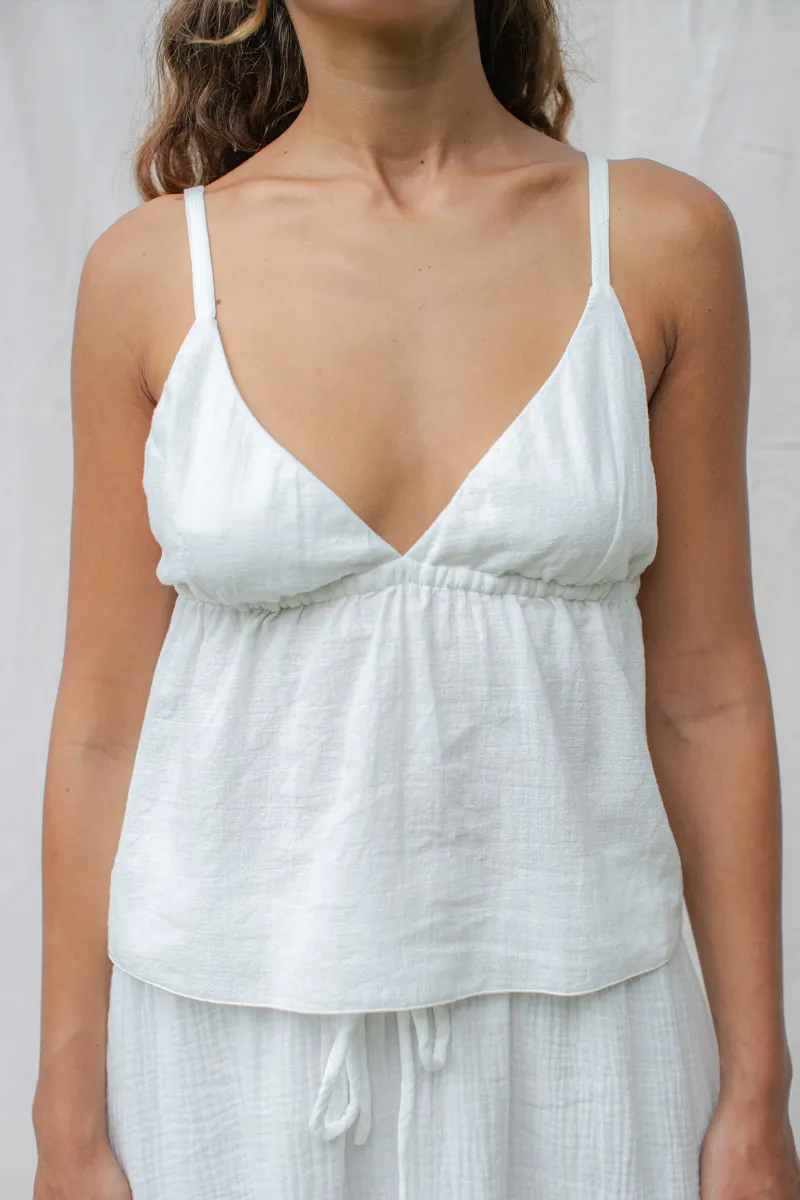 Mökki Halter Top Off White 5