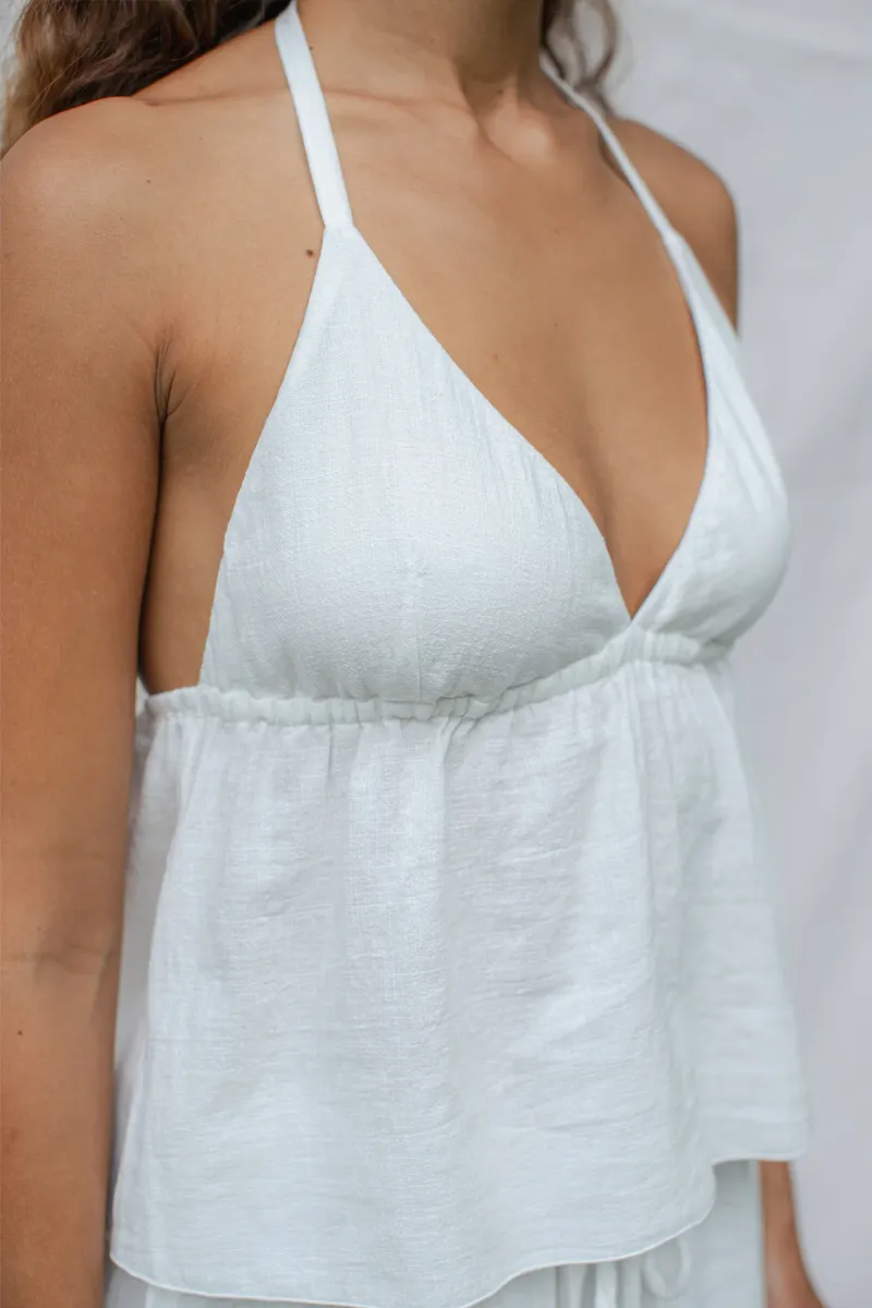 Mökki Halter Top Off White 7