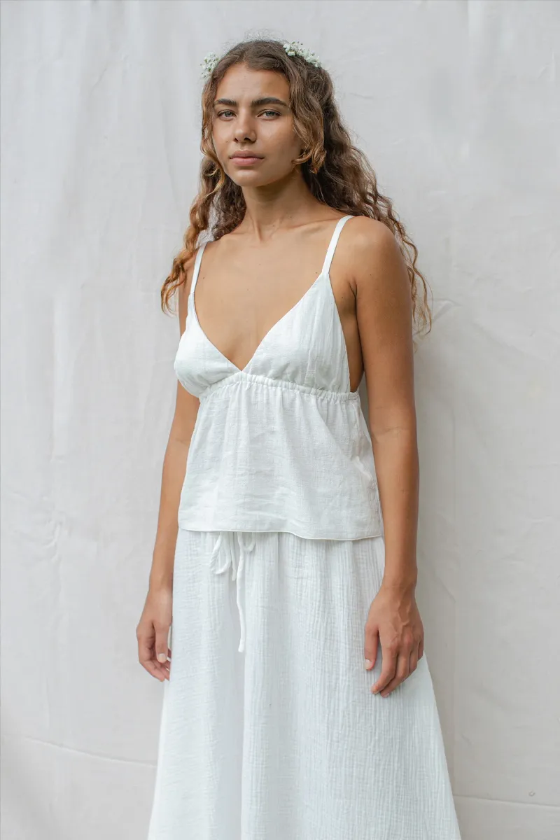 Mökki Halter Top Off White 8