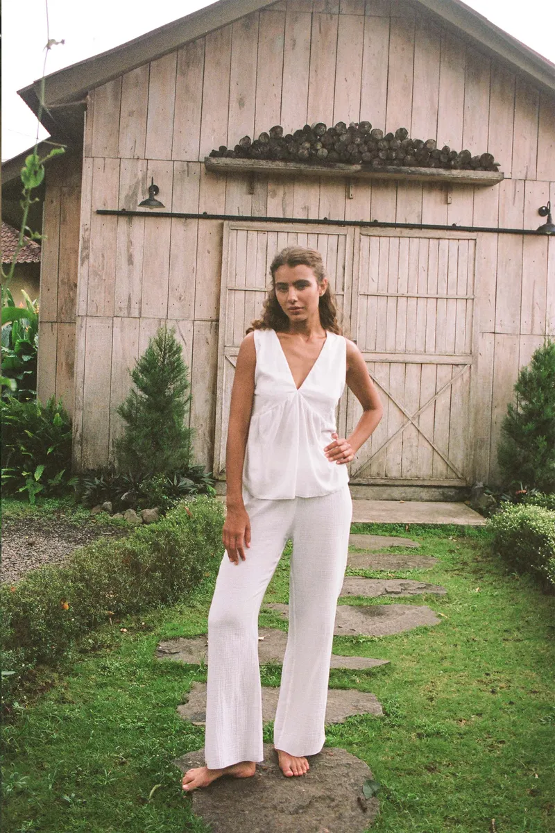 Mökki Pants Off White 13