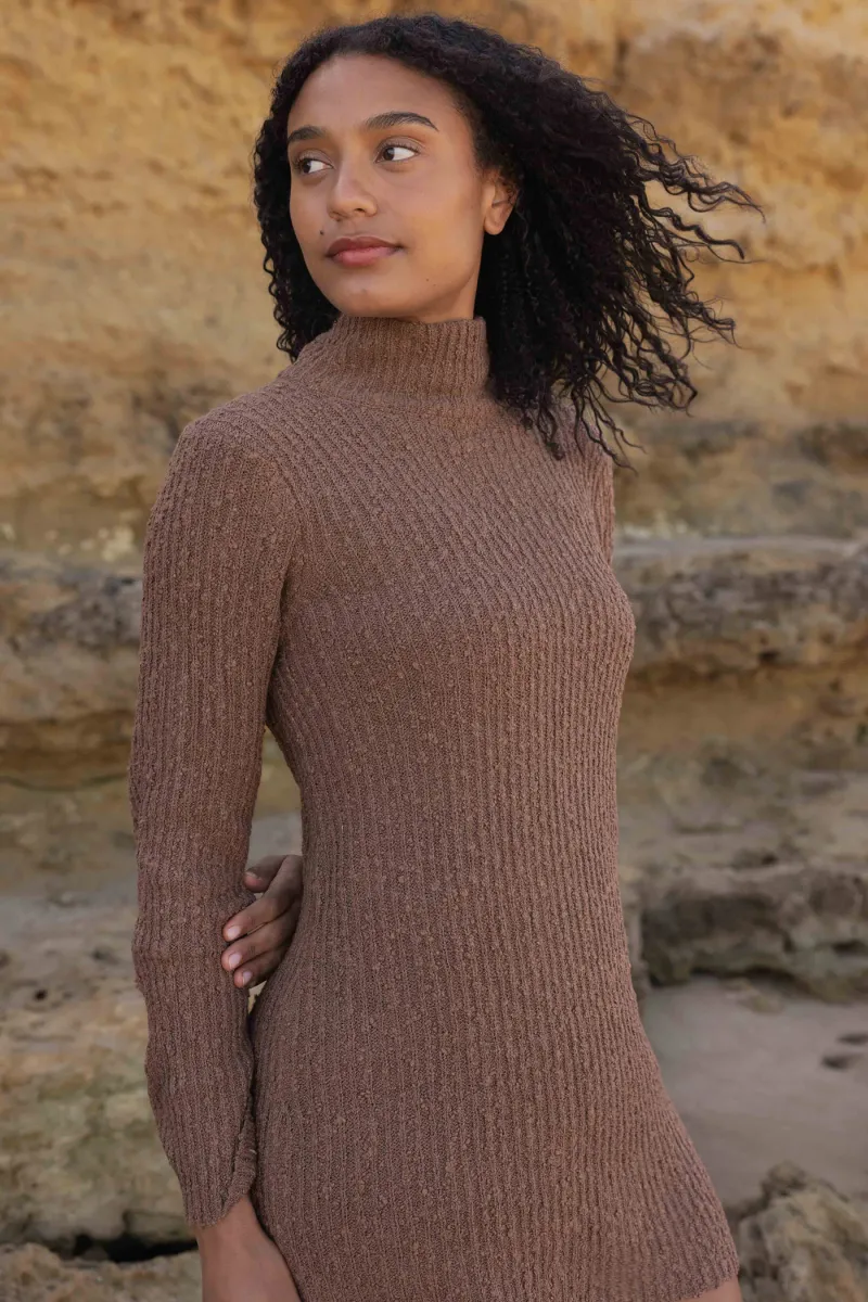 Olivia Dress Pecan 2