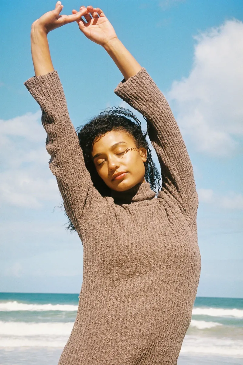 Olivia Dress Pecan 9