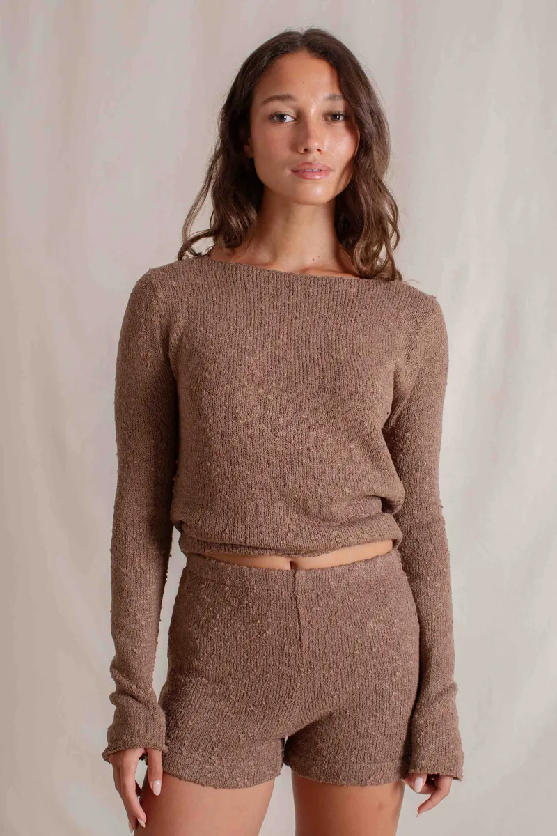 Olivia Shorts Pecan 2