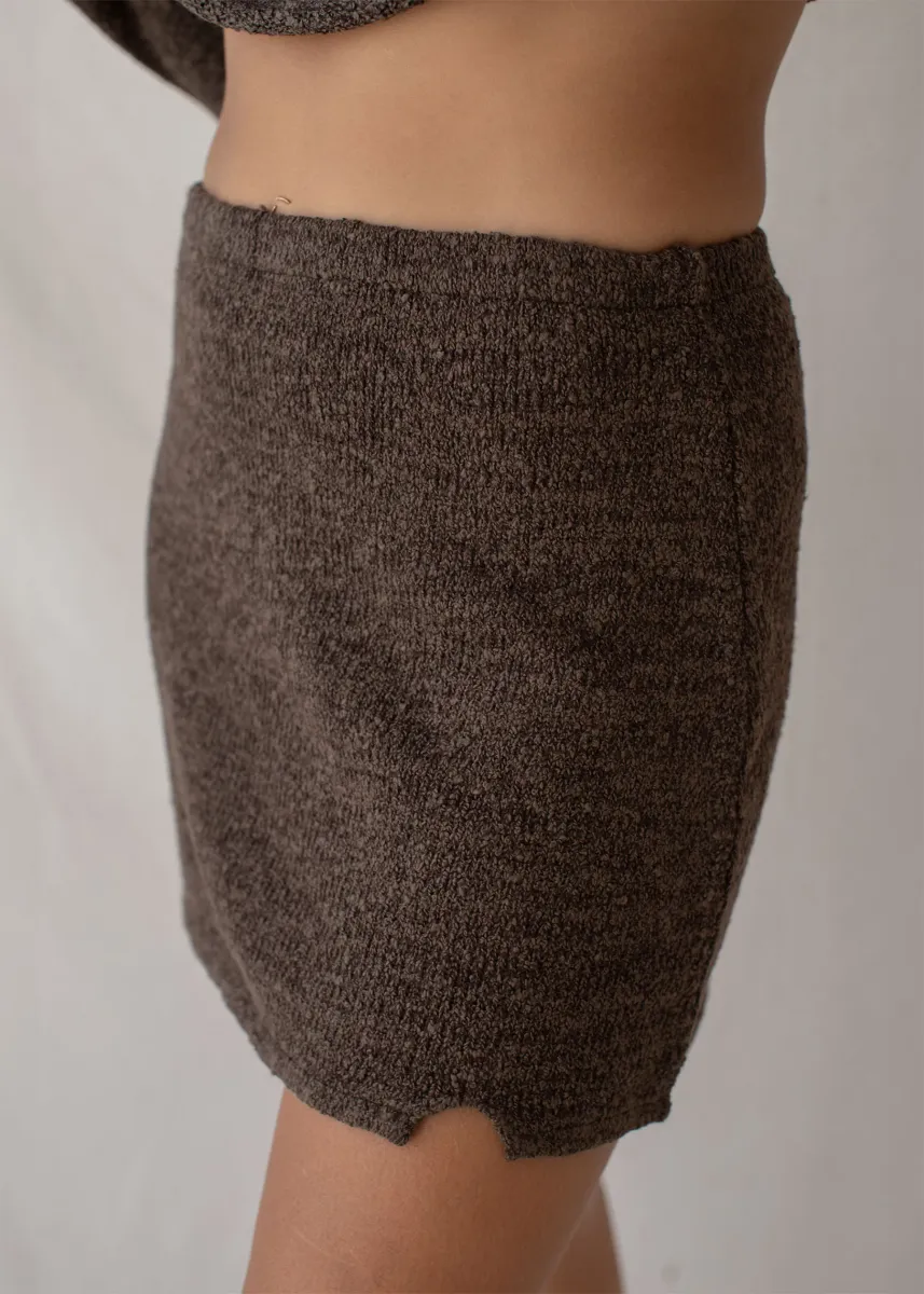 Paloma Mini Skirt Truffle 11