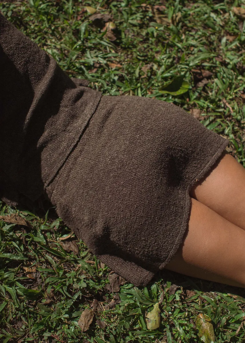 Paloma Mini Skirt Truffle 5