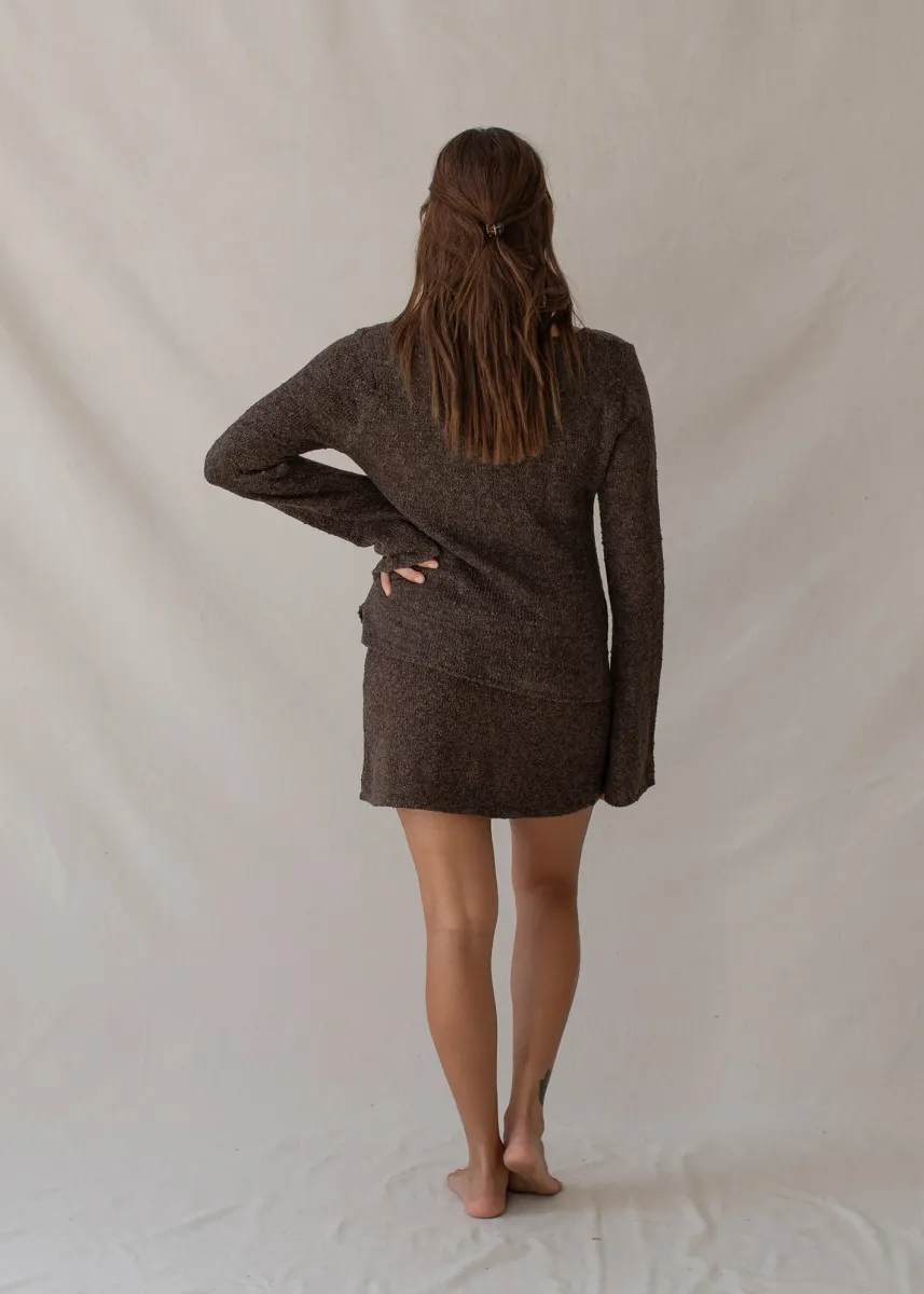 Paloma Mini Skirt Truffle 9