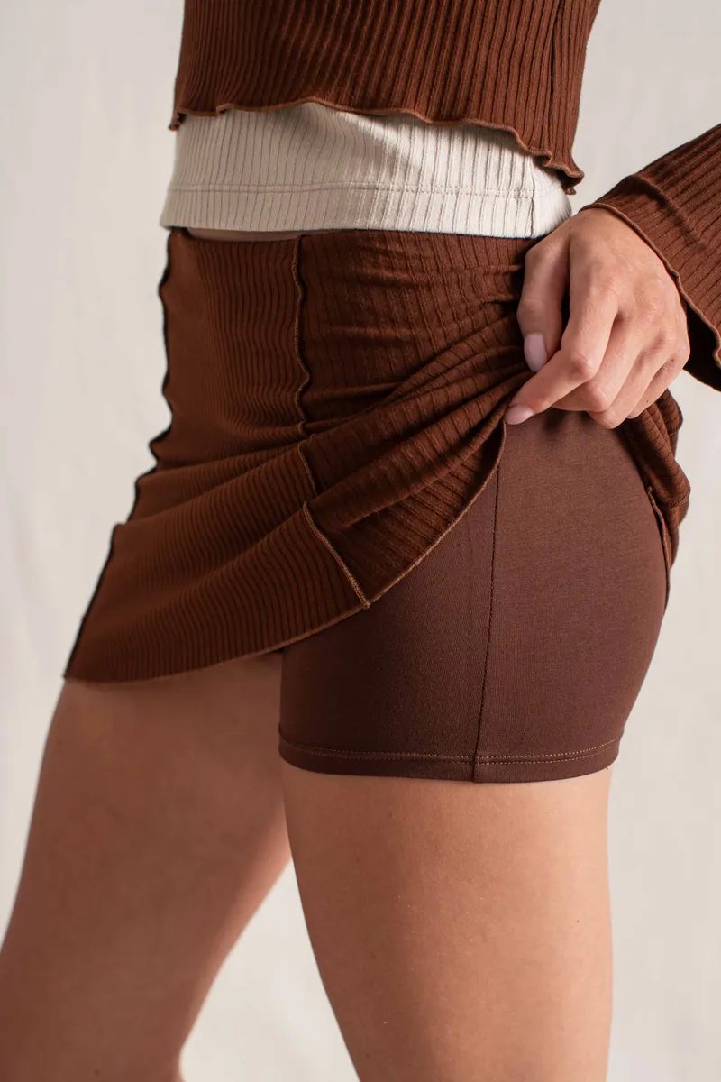 Serena Skort Nutmeg 3