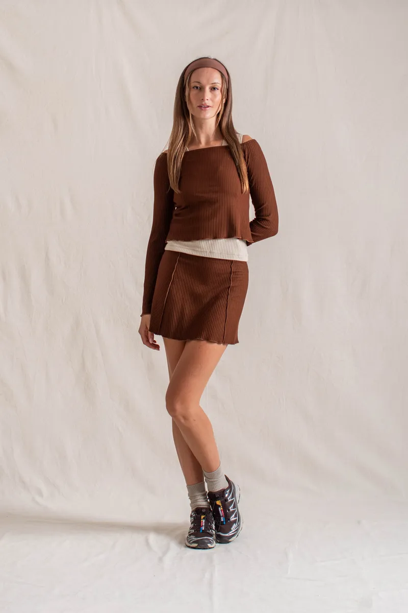 Serena Skort Nutmeg 5