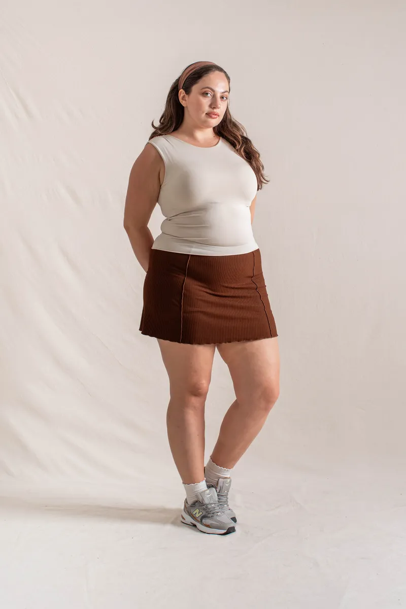 Serena Skort Nutmeg 6