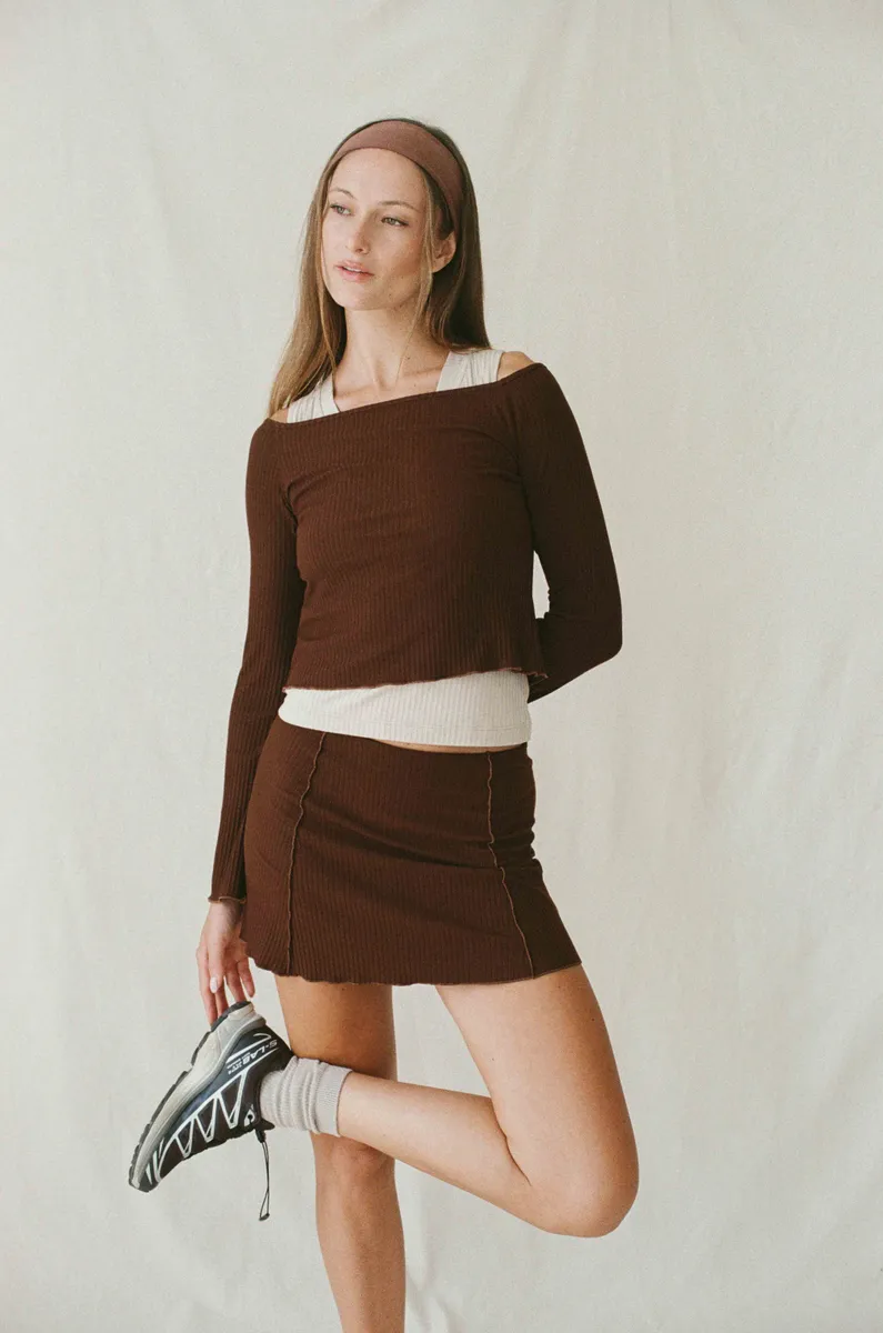 Serena Skort Nutmeg 8