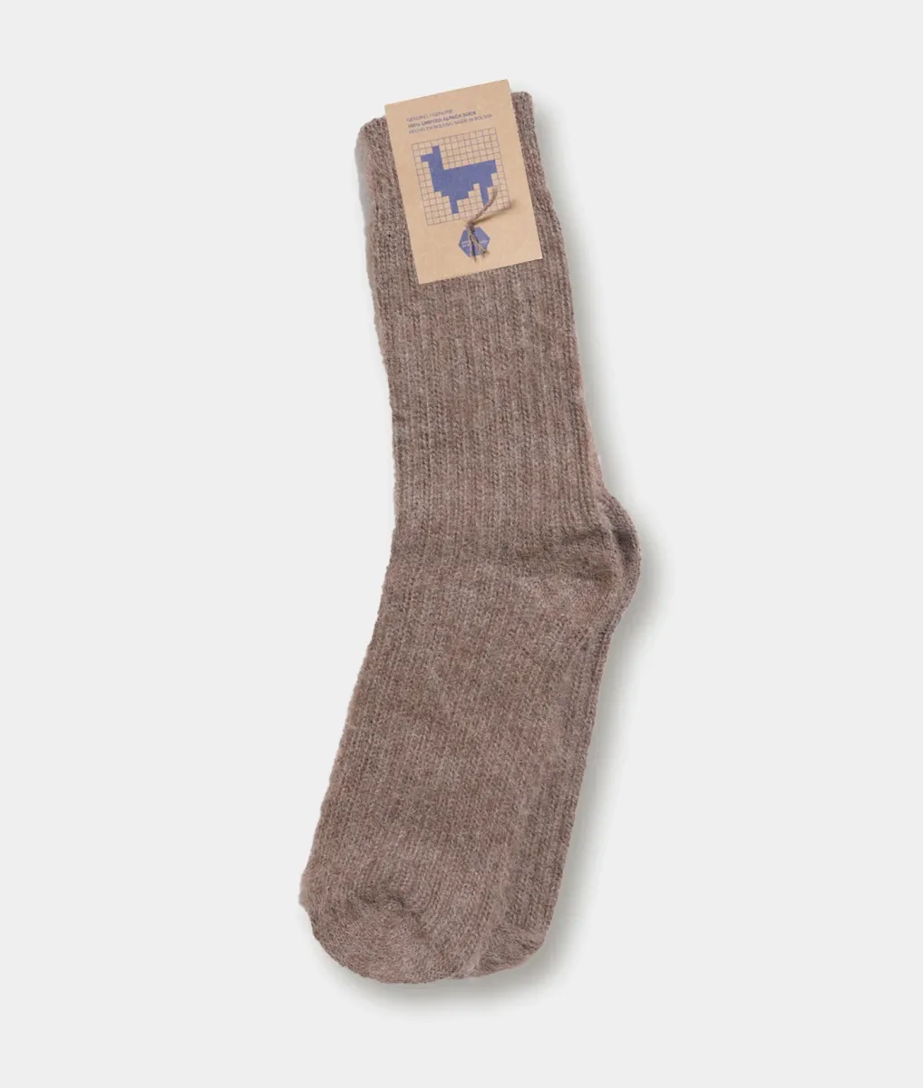 Alpaca Cabin Sock 4