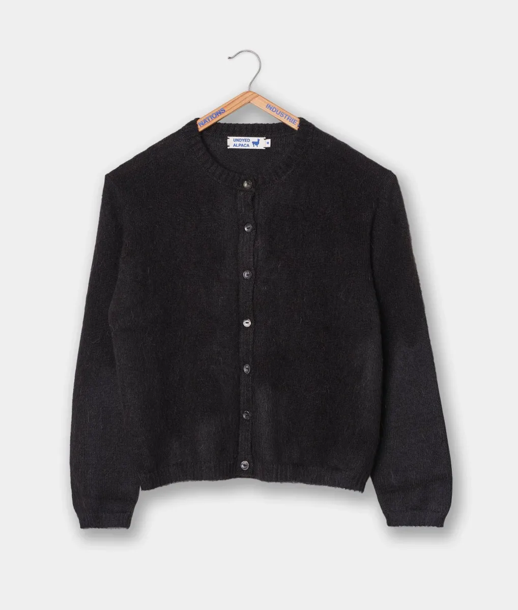 Alpaca Cropped Cardigan 3