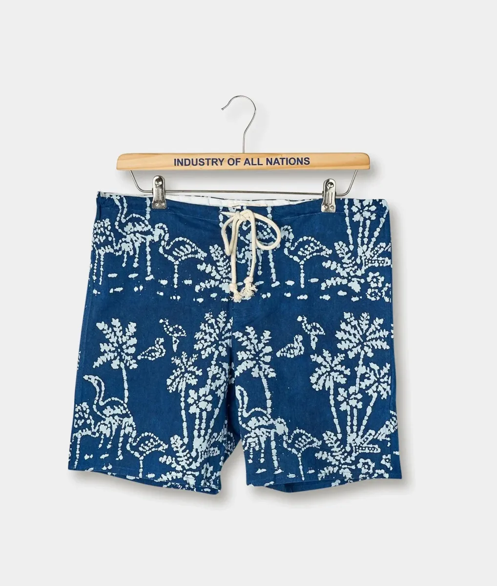 Clean Boardshorts - Batik Flamingos