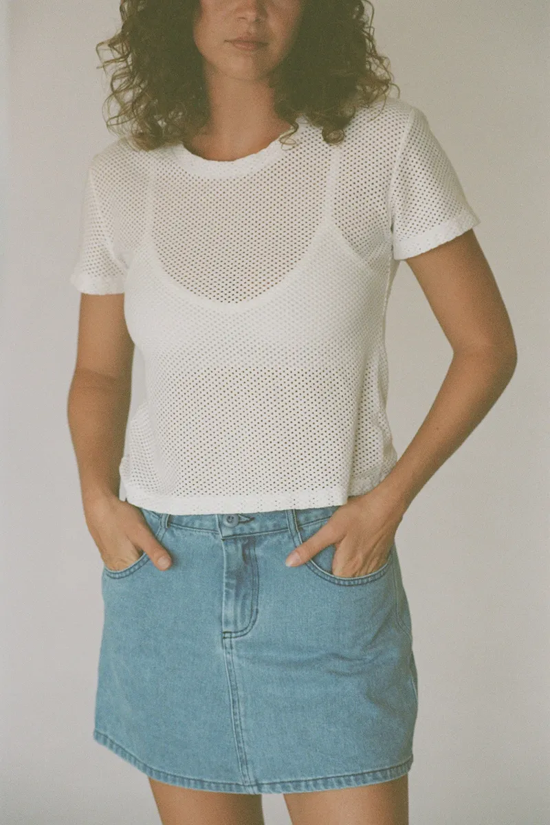 Atlas Denim Mini Skirt 2