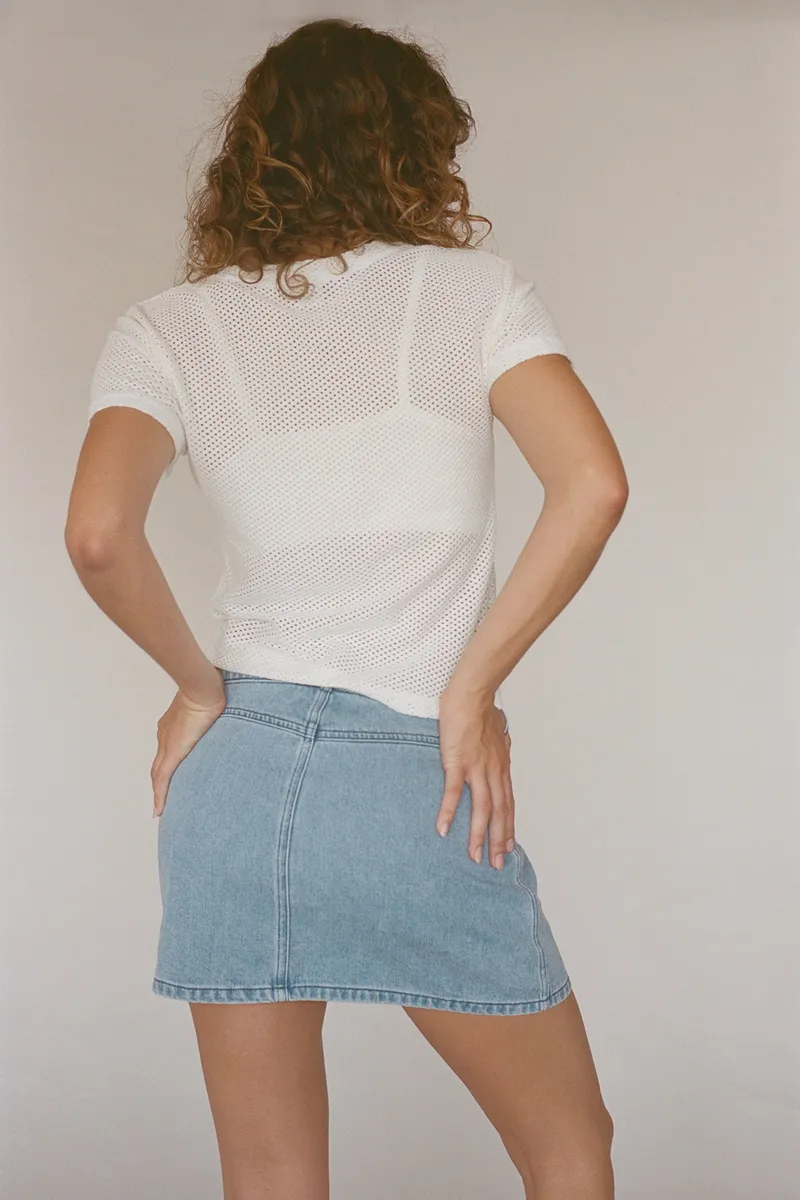 Atlas Denim Mini Skirt 3