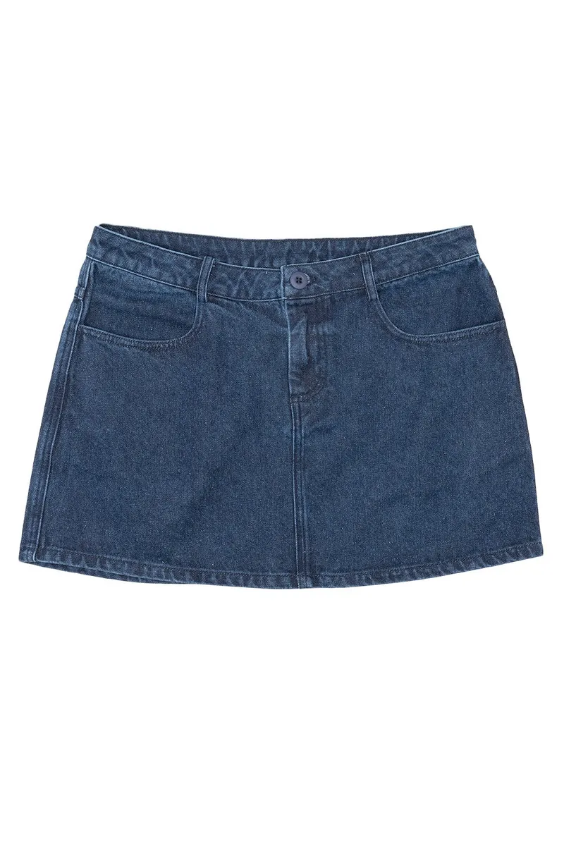 Atlas Denim Mini Skirt 6