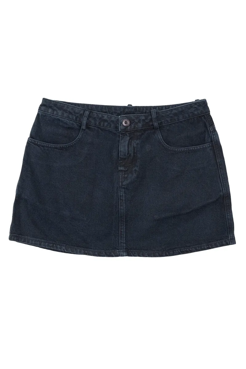 Atlas Denim Mini Skirt 7