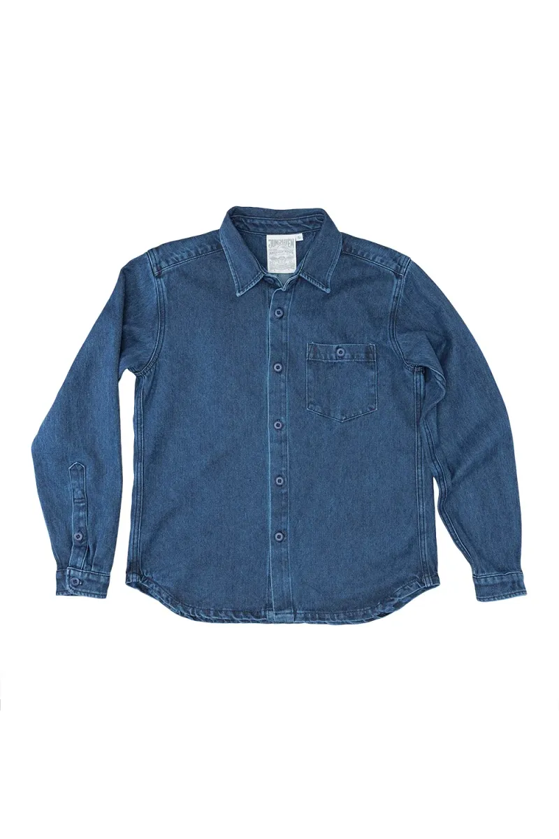 Denim Curved Hem Topanga Shirt 8