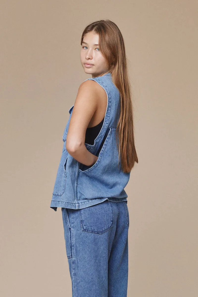 Denim Falcon Vest 2